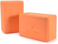 Steady Doggie Premium Yoga Blocks 2-Pack - High-Density, Non-Slip, Lightweight for Yoga, Pilates, Meditation, yog