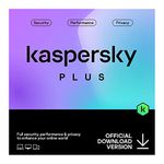 KASPERSKY Plus Physical Card (3 Device, 1 Account, 1 Year) Supports PC, Mac, & Mobile (KTS/Total Security New Equivalent)