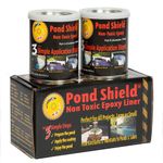 Pond Shield Pond Armor SKU-GRAY-QT-R Non-Toxic Epoxy Paint, 1.5-Quart, Gray