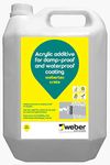 Webertec Crete - 5 LTR_Multipurpose Polymer for Easy-to-do Waterproofing and General Concrete Repairs