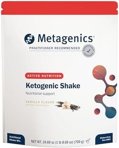 Metagenics Ketogenic Shake – 20 Grams of Fat with 18 grams of protein and 5 Grams of MCT per serving - Vanilla flavor, 14 servings