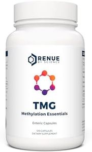 RENUE By Science TMG Methylation Essentials (TMG, Zinc, Folate, B12, B6) - 120 Capsules