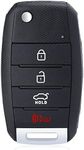 Aichiyu Flip Remote Key Fob for Kia Optima 2016 2017 2018 2019 2020 FCC ID: SY5JFRGE04 P/N: 95430-D4010 4 Buttons 434Mhz Keyless Entry Car Control Transmitter
