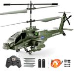 XIKOTEC Military RC Helicopter Toy for Adults UK - 3.5CH Professional Drone Hybrid with Altitude Hold, USB-C Fast Charge & Gyro Stabilizer | STEM Educational Gift for Teens Age 8+（Indoor/Outdoor）