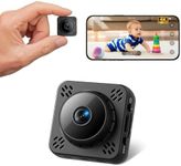 Shibet Hidden Camera, Nanny Cam Wireless, 2K Mini Security Camera WiFi/No WiFi Use, Free Cloud & SD Storage, Nanny/Pet/Baby Monitor with Magnetic Mount - 2025 Upgraded