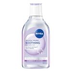 NIVEA Soothing Micellar Water for Sensitive Skin (400ml), Gentle Makeup Remover for Sensitive Skin, Micellar Cleanser with Licorice Extract and Panthenol