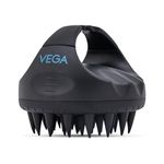 Vega Hair Scalp Massager Shampoo Brush With Soft Silicone Bristles For Anti-Dandruff,Hair Massager,Exfoliating,Cleaning Dandruff,Excess Oil,Manual Head Massager,All Hair Types,For Men & Women,(Ssb-01)