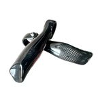 UPANBIKE Bike Bar Ends 22.2mm 7/8" Aluminium Alloy Bicycle Bar Ends Mountain Bike MTB（Carbon Fiber,One Pair