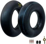 2-Pack of 4.80/4.00-8" Inner Tubes,TR13 Straight Valve Stem,High air tightness，Heavy Duty Replacement for Wheelbarrows,Mowers,Hand Truck,Carts,Utility Wagon,Trailers,and More-for 480/400-8 Wheel