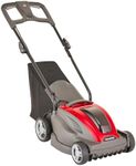 MOUNTFIELD Princess 34 Li Cordless Lawn Mower – 48V 2Ah Battery, 34cm Cutting Width, Rear Roller, Mulching Plug, 35L Collector, Charger Included
