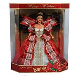 Barbie Happy Holidays Doll - Special Edition 10Th Aniversary Hallmark 5Th In Series (1997)