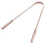 GUBB Ayurvedic Copper Tongue Cleaner for Kids & Adults with Ergonomic Handle - Effectively Combats Bad Breath, Enhances Oral Hygiene - Natural Copper Tongue Scraper for Improved Oral Health, Fresher Breath, and Gentle Tongue Cleaning Experience