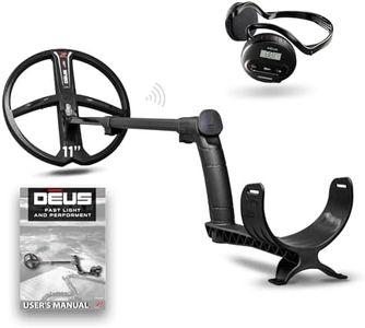 XP Metal Detectors Deus - Weatherproof and Fully Wireless, Ideal for Treasure and relic Hunting - 11” X35 Coil (35 Frequencies), Remote Control, WS4 Headphones, S-Telescopic Stem (DEUS-28X35WS4E)