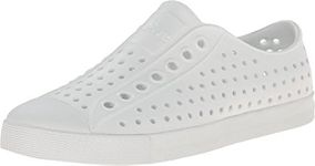 Native Unisex Jefferson Fashion Sneaker, Shell White/Shell White,4 US Men/6 US Women