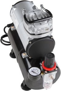 Timbertech Airbrush Kit with Compressor – Portable Painting Set