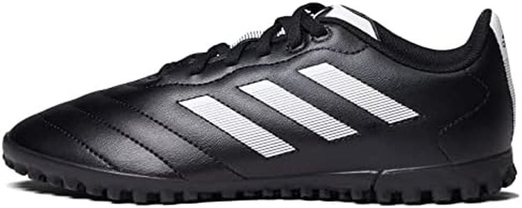 adidas Goletto VIII Turf Soccer Shoe, Black/White/Red, 12 US Unisex Little Kid