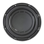 Polk Audio DB1042 DVC - DB+ Series 10 Shallow Subwoofer for Marine/Car Sound System, 28Hz-200Hz Frequency Response, Dual 4-Ohm Voice Coils & Polypropylene Woofer Cone,Black