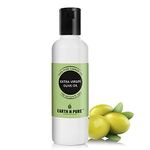 Earth N Pure Extra Virgin Olive Oil (Jaitun Oil) Cold Pressed, Natural, Therapeutic Grade 100 ml