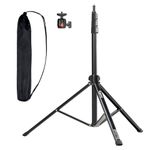 SMALLRIG 78.7"/ 200cm Light Stand Photography Tripod, Max Load 4kg, Compact Lightstand for Reflector, Ring Light, Small Softbox and COB Light, Umbrellas, Folded Size 22"/ 56cm RA-S200 - 4379