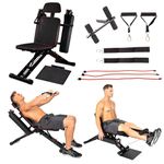 TOTAL FLEX L with Performance Pack Folding Weight Bench & Exercise Bench Press Rack - Fitness Benches, Gym Bench for Home, Workout Bench - Multi Gym Strength Training Equipment, Portable Gym Equipment