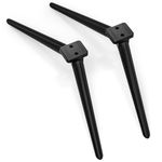 Metal Base TV Legs for TCL TV Stand Legs 70" 75" 70S446 75S451 75S453 75S455 75S421 75S423 75S425 75S431 75S435 75S433 75S555 75S551 75S553 75S446 75S434, TV Feet Replacement for Roku TV Stand