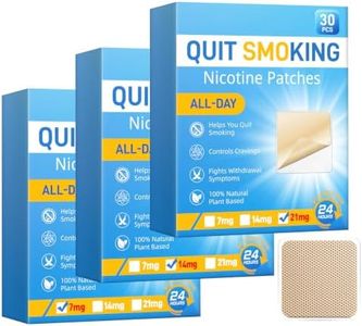 Nicotine Patches Step 1 2 3, Breathable and Effective Quit Aid, 90 PCS
