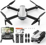 Holy Stone FPV Drone with 1080P HD Camera for Kids and Adults, HS280D Foldable RC Quadcopter with Brushless Motor, Optical Flow, Tap Fly, Voice Control, Gesture Selfie, 2 Modular Batteries