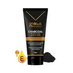 Globus Naturals Charcoal Peel Off Mask, Deep Cleanse, Enriched with Vitamin E & Argan Oil, 75gms (Pack of 1)