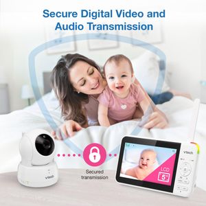 VTech Video Baby Monitor with 2 Cameras – Split Screen Display