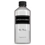 Aroma360 - My Way Fragrance Oil Blend | Hotel Inspired for Luxury Essential Oil Diffusers | Aromatherapy Scent Diffuser Oil | Lush Sandalwood, Warm Cedar, and Delicate Florals. - 500ML