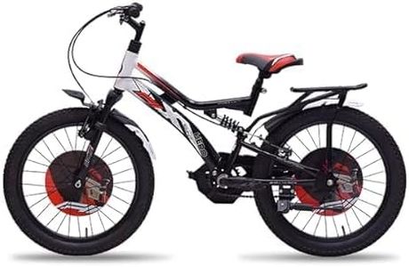 Hero F11 Kids Bike | 20-Inch Wheels | Dual Suspension | Semi-Fat Tyres | Alloy Steel Frame | Modern Design in Sleek Black