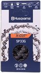 Husqvarna SP33G Chainsaw Chain 16" .050 Gauge .325 Pitch x-Cut High Durability Superior Lubrication Works Longer Without Needing to Be Adjusted, Orange/Gray