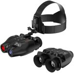 Night Vision Goggles Head Mounted for Adults,984FT Rechargeable Infrared Digital Binoculars,5X Digital Zoom, Hands Free Night-Vision Goggles with 32GB TF Card, Photo & Video Capture,Head Strap