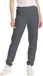 Hanes Women's Mid Rise Cinch Bottom Fleece Sweatpant, Slate Heather, X-Large