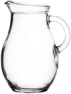 Mini Glass Pitcher 270mls - 13cm High. Child Sized.