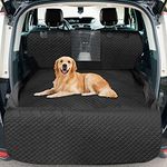 Vailge Dog Cargo Liner for SUVï¼Å’Waterproof SUV Cargo Liner for Dogsï¼Å’Nonslip Pet Cargo Cover Liner Dog Car Seat Cover Mat with Mesh Windowï¼Å’Washable Dog Trunk Cargo Cover with Bumper Flap - Universal Fit