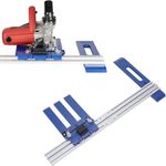 PROFFIX Circular Saw Guide, Saw Track Track Saw Saw Accessories Positioning Length 0-65cm Adjustable for Woodworking Cutting and Positioning