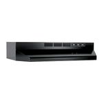 Broan 413023 30 in. Black Non-Ducted Range Hood