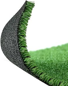 Prime Turf Artificial Grass 10SQM Roll 1x10m 17mm Pile Height Synthetic Turf Mat Fake Plants Yarn Lawn, Home Decor Garden Backyard Patio Indoor Outdoor Wall, Olive Green with 6 Year Warranty