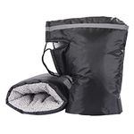 XGOPTS Universal Motorcycle Handlebar Gloves Muffs ATV/Snowmobile/Scooter Handle Grip Gauntlets Gloves Winter Warmer Thermal Cover Gloves Wind and Waterproof Hands Warmer Mitts for Cold Weather