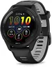 Garmin Forerunner 265 Running Smartwatch, Colorful AMOLED Display, Training Metrics and Recovery Insights, Black and Powder Gray