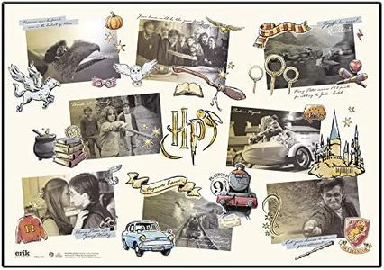 Vade Harry Potter - Tapete escritorio - Vade escolar multifuncional | Vade escritorio - Protector escritorio Harry Potter - Vuelta al cole material escolar - Licencia oficial