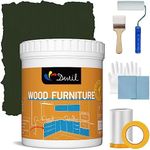 DWIL Acrylic Wood Paint for Furniture - Semi-Gloss Paint Suitable for Wood Surface Renovation, Water-Based All match Paint, Non-Toxic & Odorless, Eco-Friendly & Healthy (32OZ, Olive Green)