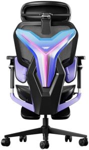 AutoFull G7 RGB Ergonomic Gaming Chair, IGR Certified Mesh Chair with 3-Zone Lumbar Support, 22-Point Adjustment, 720° Armrests & LED Back Armor
