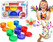 FunBlast Finger Paint for Kids, DIY Coloring Hand Paint for Art and Craft Work, Finger Paints for 3+ Year Kids, Finger Painting Kit, Washable Paints for Kids, Return Gifts for Kids