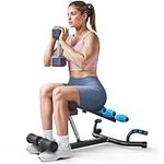 MERACH Squat Machine, Home Gym Equipment with 3-Level Resistance & 300LBS Capacity, Safe & Easy to Use, Squat Trainer for Fitness & Toning, Recovery, Strength Training - Blue