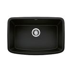 BLANCO Valea 27" Kitchen Sink, Coal Black