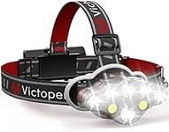 Victoper Rechargeable Headlamp, 8 L