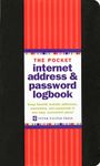 Pocket Internet Address & Password Logbook Black