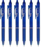 Pilot FriXion Clicker pen 1.0mm, Erasable Gel Pens, Bold Point, 6 pack (Blue)